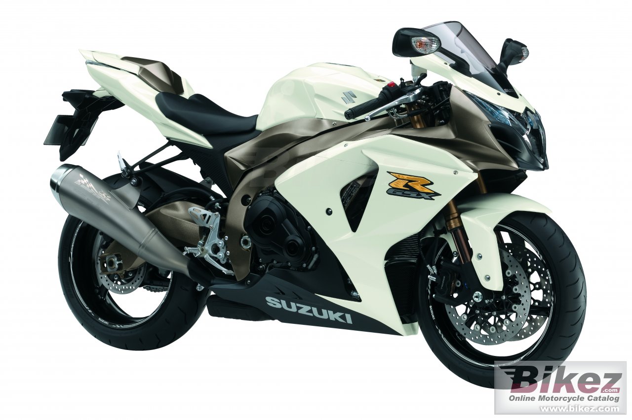 Big Suzuki gsx-r 1000 anniversary picture and wallpaper from Bikez.com
